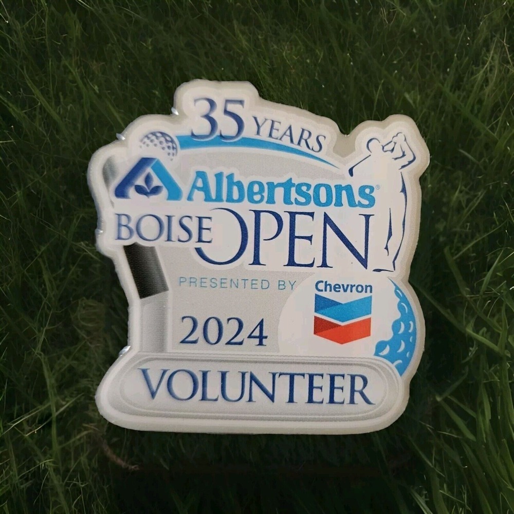 2024 Albertsons Boise Open PGA Golf Volunteer Hat Lapel Pin‎
